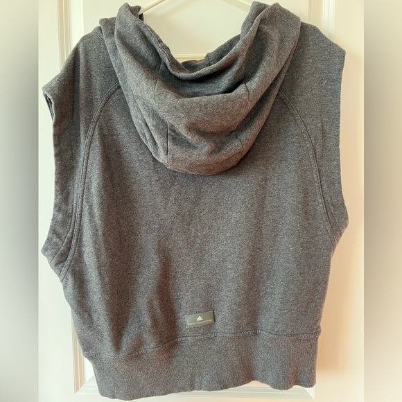 Adidas by Stella McCartney oversized Grey hoodie Vest - Picture 6 of 8